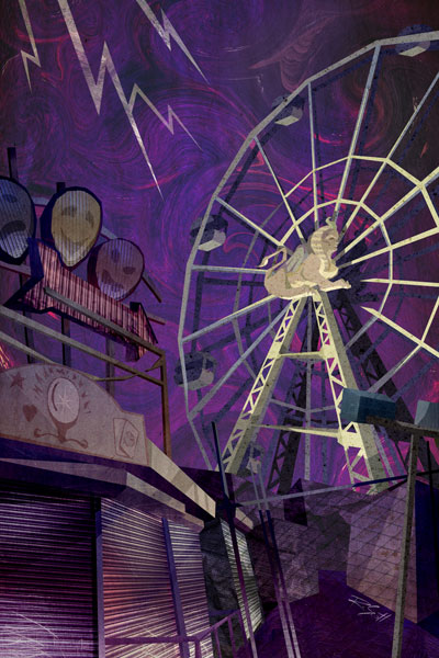 Городское Таро Робин Скотт - The Urban Tarot by Robin Scott The-wheel-of-fortune